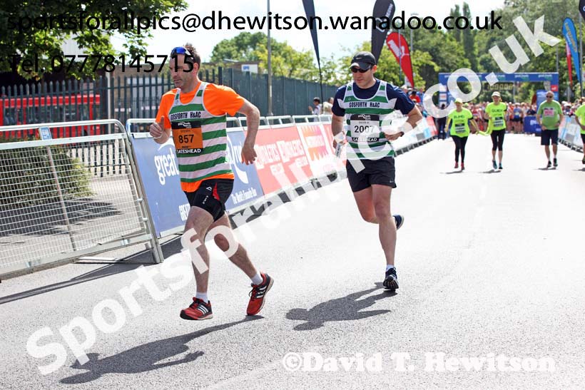 Great North 10k, Gateshead. Photo: David T. Hewitson/Sports for All Pics